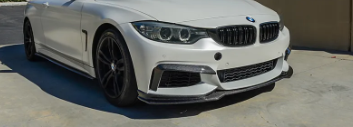 F3X 4 Series CC Style Carbon Fiber Front Lip